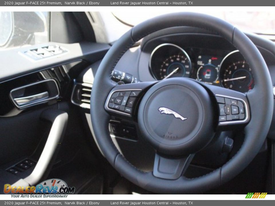 2020 Jaguar F-PACE 25t Premium Narvik Black / Ebony Photo #27