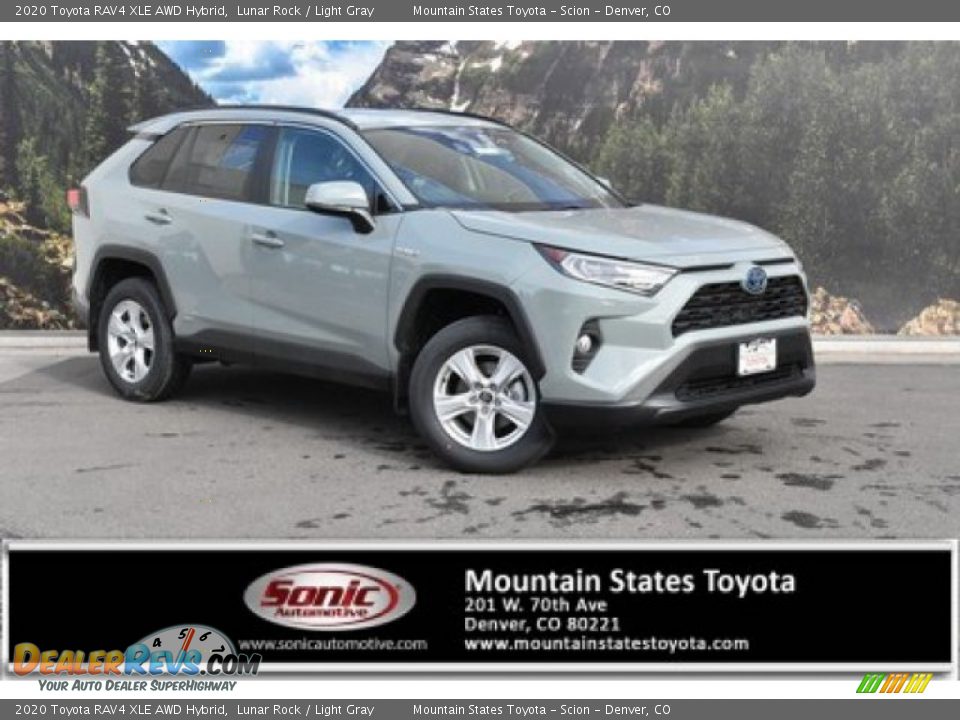 2020 Toyota RAV4 XLE AWD Hybrid Lunar Rock / Light Gray Photo #1