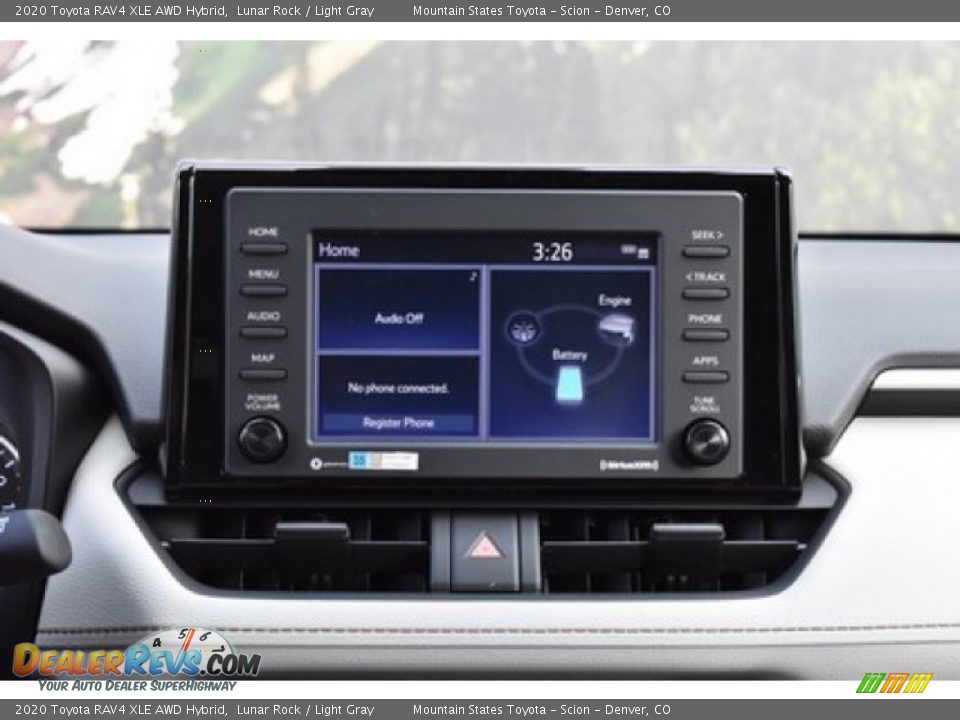 2020 Toyota RAV4 XLE AWD Hybrid Lunar Rock / Light Gray Photo #8