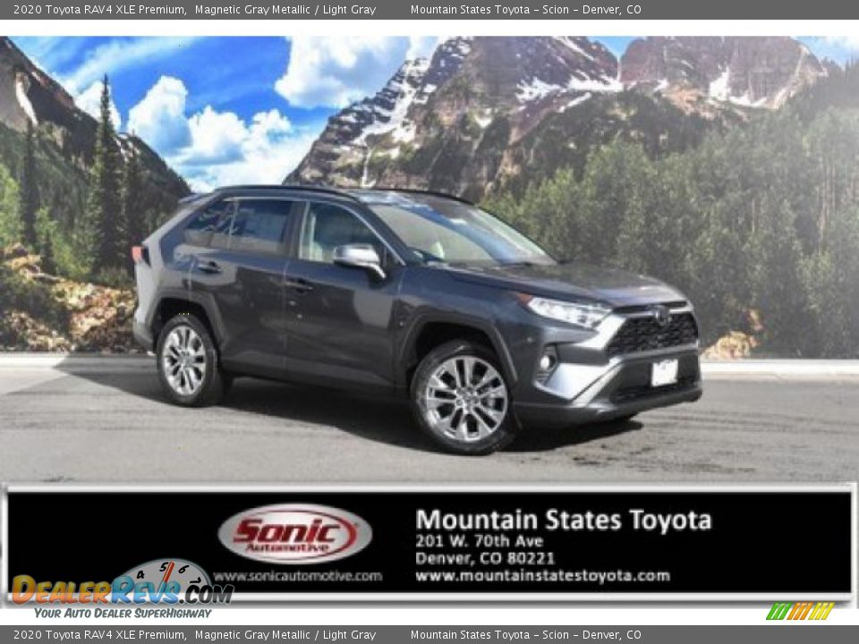 2020 Toyota RAV4 XLE Premium Magnetic Gray Metallic / Light Gray Photo #1