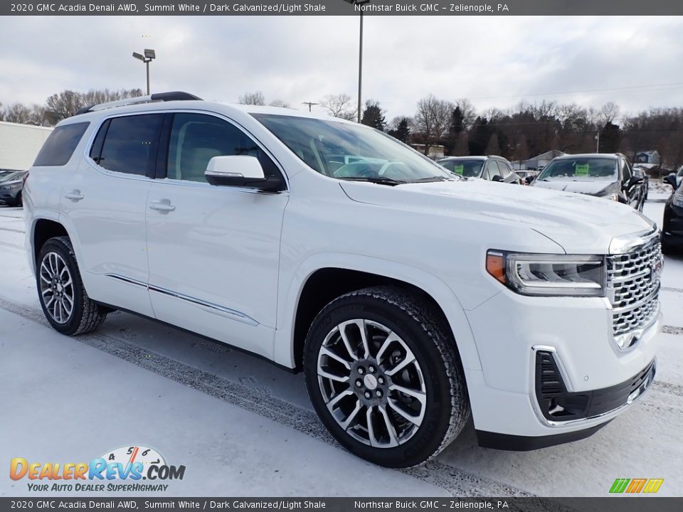 Summit White 2020 GMC Acadia Denali AWD Photo #3