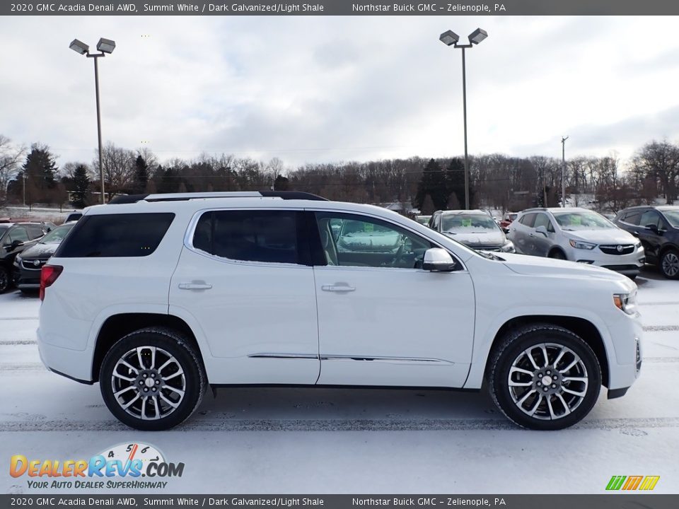 Summit White 2020 GMC Acadia Denali AWD Photo #4