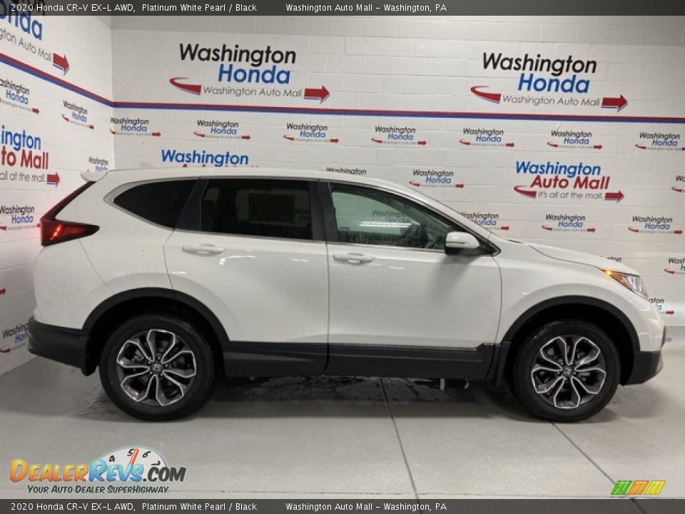 2020 Honda CR-V EX-L AWD Platinum White Pearl / Black Photo #1