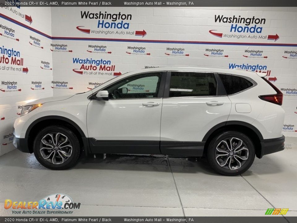 2020 Honda CR-V EX-L AWD Platinum White Pearl / Black Photo #5