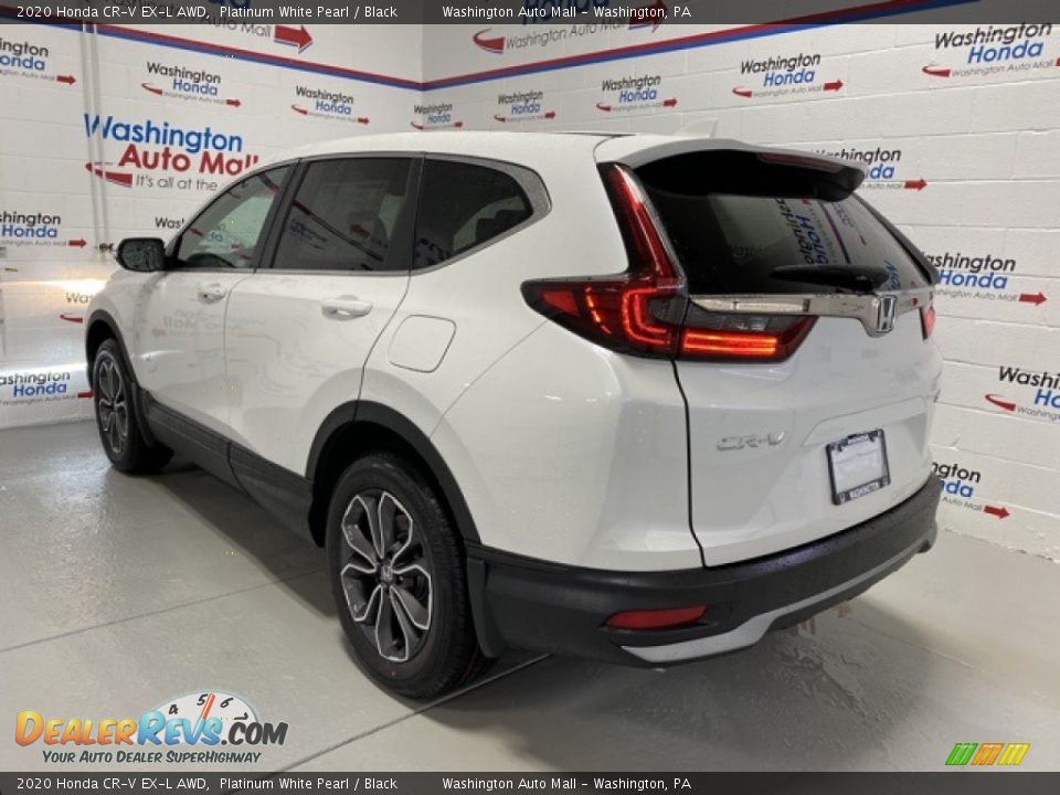 2020 Honda CR-V EX-L AWD Platinum White Pearl / Black Photo #6