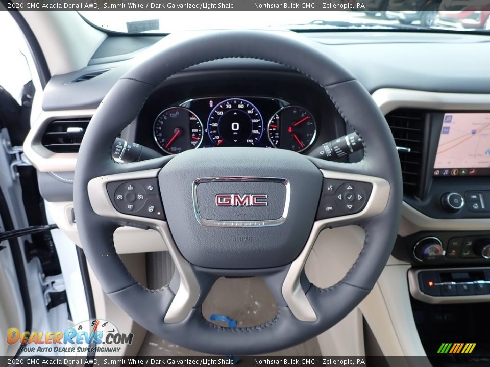 2020 GMC Acadia Denali AWD Steering Wheel Photo #17