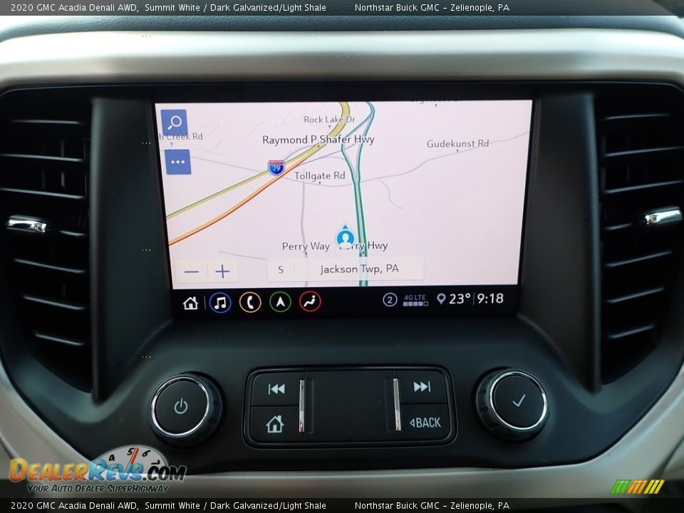 2020 GMC Acadia Denali AWD Summit White / Dark Galvanized/Light Shale Photo #18