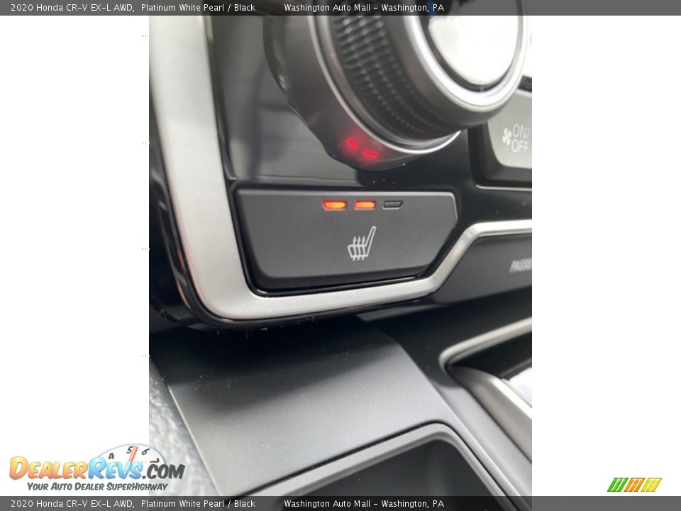 2020 Honda CR-V EX-L AWD Platinum White Pearl / Black Photo #34