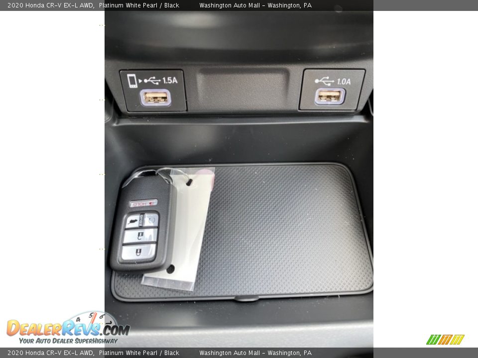 2020 Honda CR-V EX-L AWD Platinum White Pearl / Black Photo #35