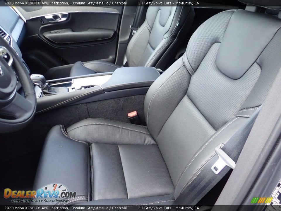 2020 Volvo XC90 T6 AWD Inscription Osmium Gray Metallic / Charcoal Photo #7