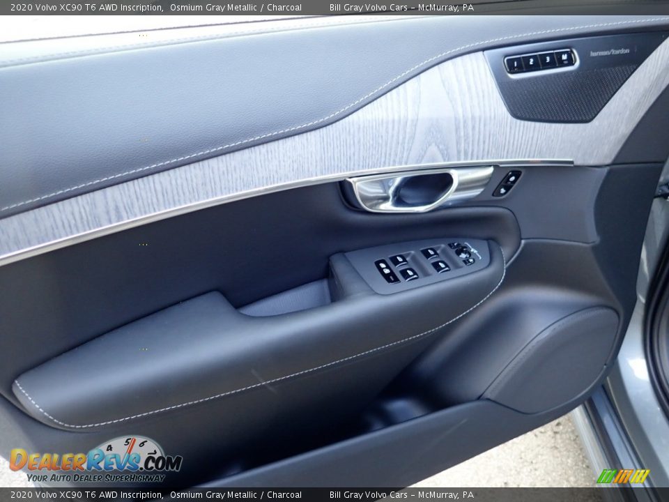 2020 Volvo XC90 T6 AWD Inscription Osmium Gray Metallic / Charcoal Photo #11