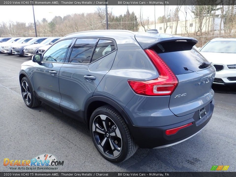 2020 Volvo XC40 T5 Momentum AWD Thunder Grey Metallic / Charcoal Photo #4