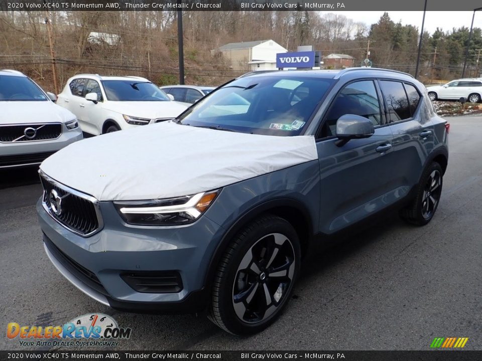 2020 Volvo XC40 T5 Momentum AWD Thunder Grey Metallic / Charcoal Photo #5
