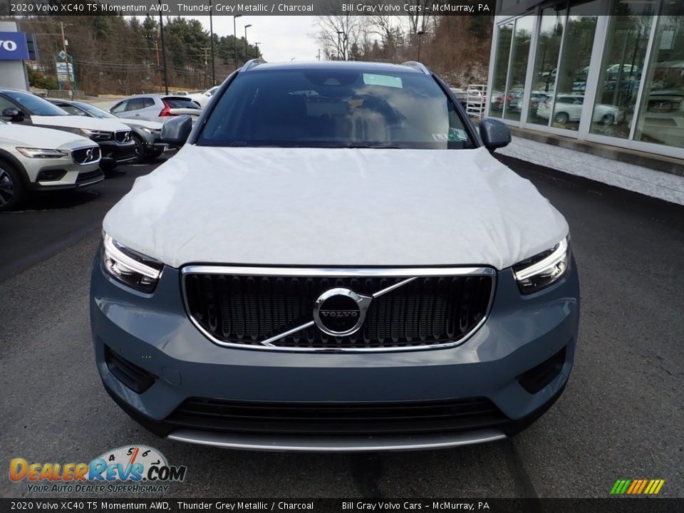 2020 Volvo XC40 T5 Momentum AWD Thunder Grey Metallic / Charcoal Photo #6