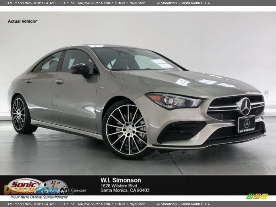 2020 Mercedes-Benz CLA AMG 35 Coupe Mojave Silver Metallic / Neva Gray/Black Photo #1