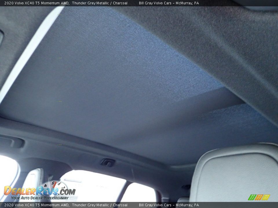 2020 Volvo XC40 T5 Momentum AWD Thunder Grey Metallic / Charcoal Photo #11