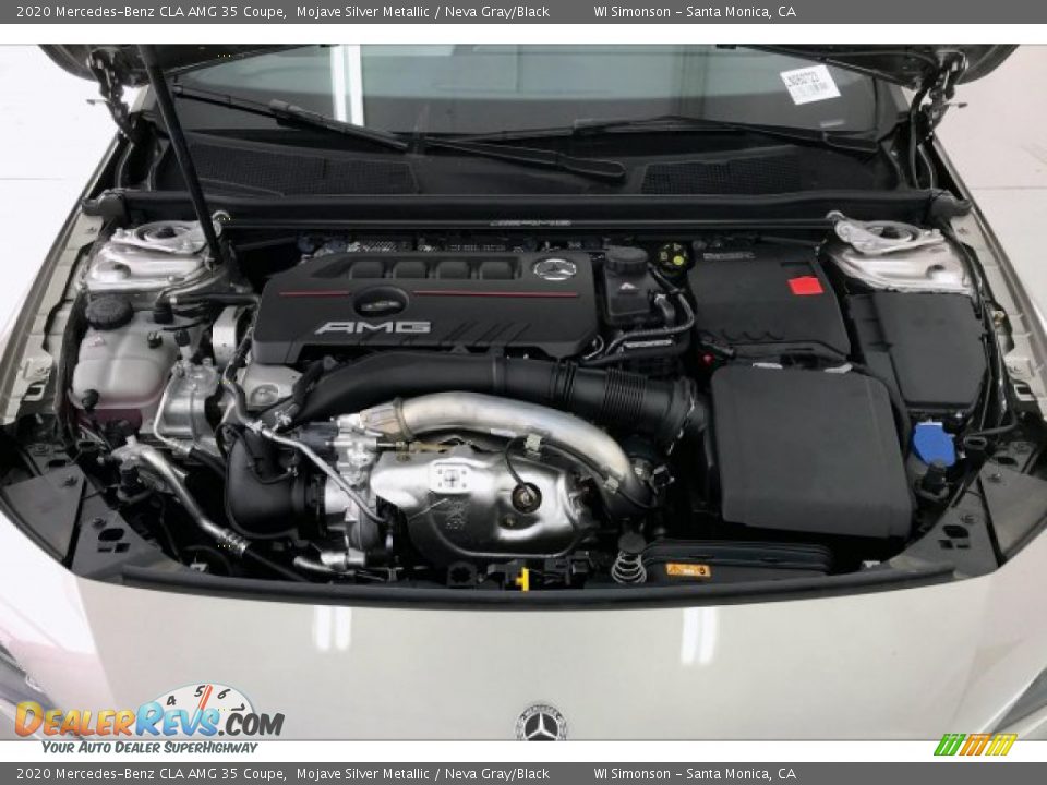 2020 Mercedes-Benz CLA AMG 35 Coupe Mojave Silver Metallic / Neva Gray/Black Photo #9