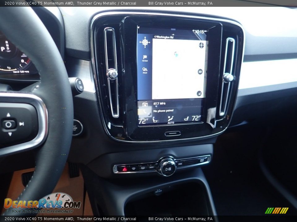 2020 Volvo XC40 T5 Momentum AWD Thunder Grey Metallic / Charcoal Photo #14