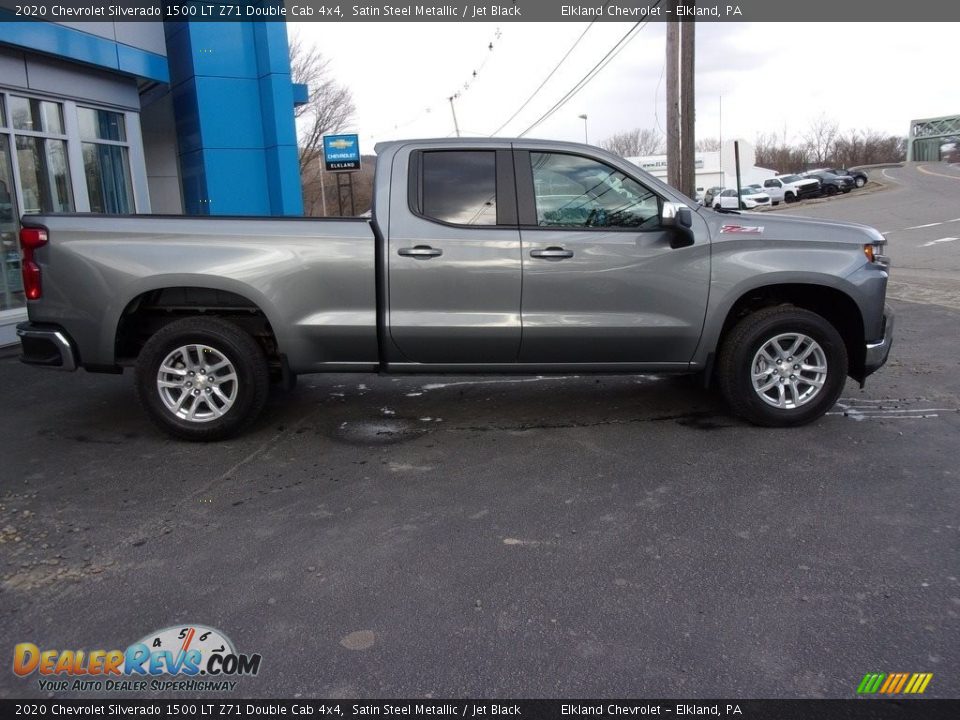 2020 Chevrolet Silverado 1500 LT Z71 Double Cab 4x4 Satin Steel Metallic / Jet Black Photo #2