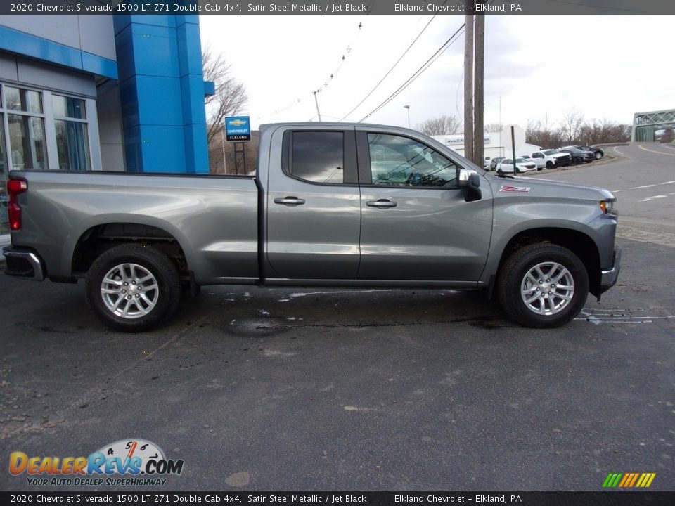 2020 Chevrolet Silverado 1500 LT Z71 Double Cab 4x4 Satin Steel Metallic / Jet Black Photo #3