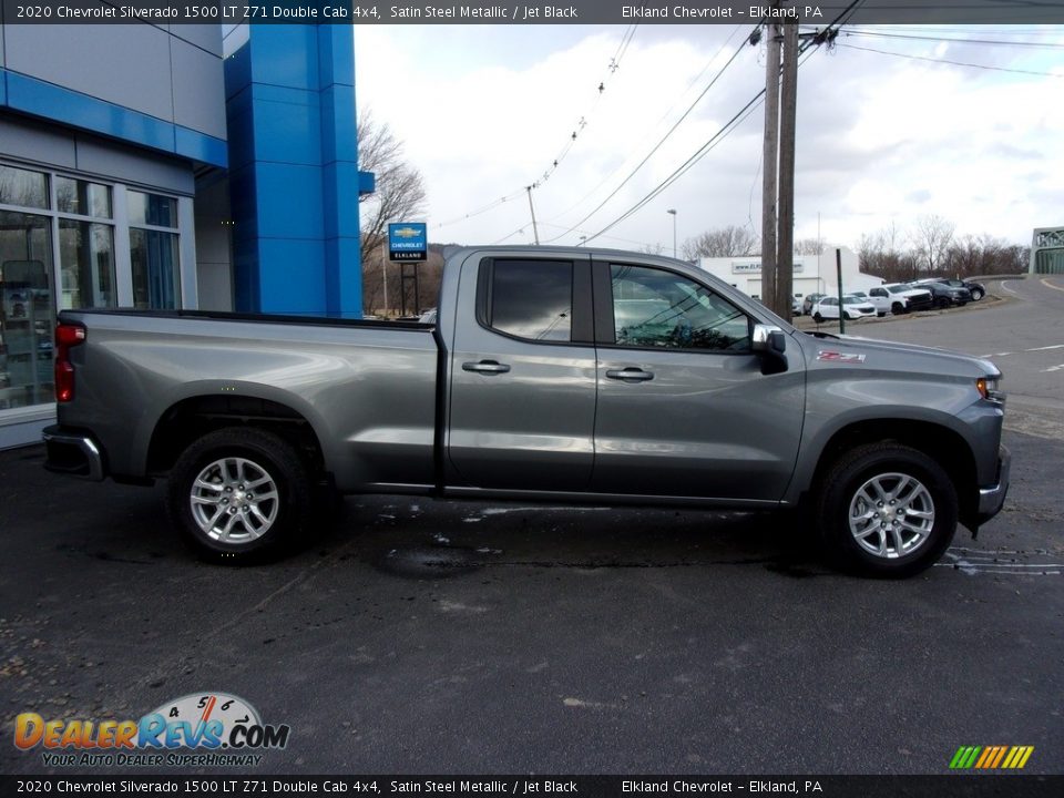 2020 Chevrolet Silverado 1500 LT Z71 Double Cab 4x4 Satin Steel Metallic / Jet Black Photo #4