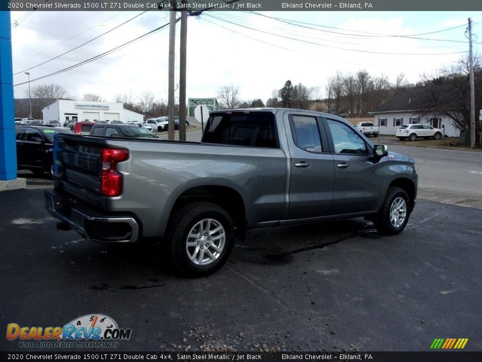 2020 Chevrolet Silverado 1500 LT Z71 Double Cab 4x4 Satin Steel Metallic / Jet Black Photo #5