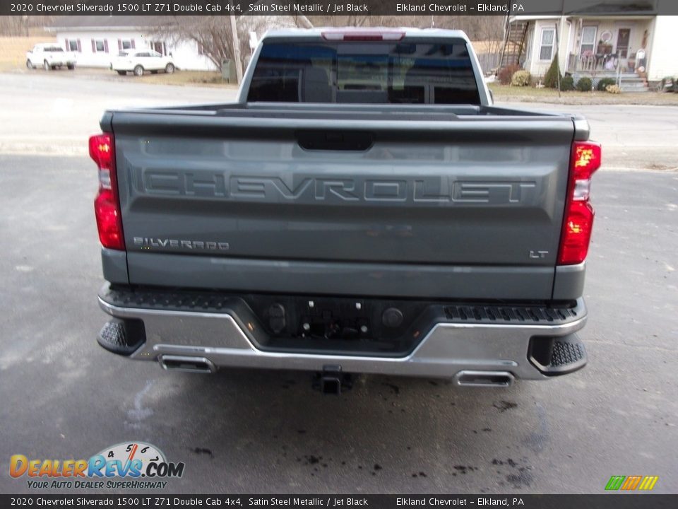 2020 Chevrolet Silverado 1500 LT Z71 Double Cab 4x4 Satin Steel Metallic / Jet Black Photo #6