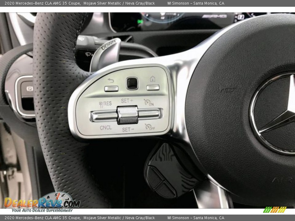 2020 Mercedes-Benz CLA AMG 35 Coupe Mojave Silver Metallic / Neva Gray/Black Photo #18