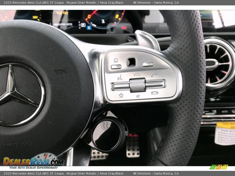 2020 Mercedes-Benz CLA AMG 35 Coupe Mojave Silver Metallic / Neva Gray/Black Photo #19