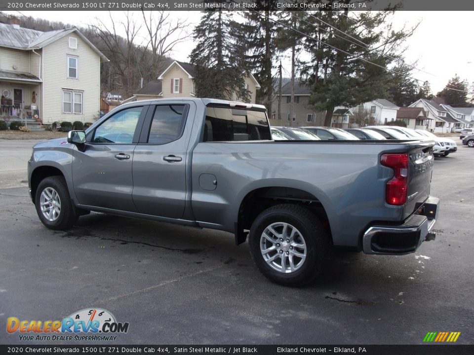 2020 Chevrolet Silverado 1500 LT Z71 Double Cab 4x4 Satin Steel Metallic / Jet Black Photo #7