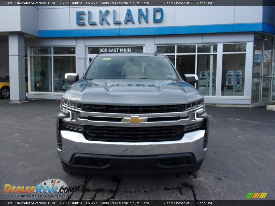 2020 Chevrolet Silverado 1500 LT Z71 Double Cab 4x4 Satin Steel Metallic / Jet Black Photo #9