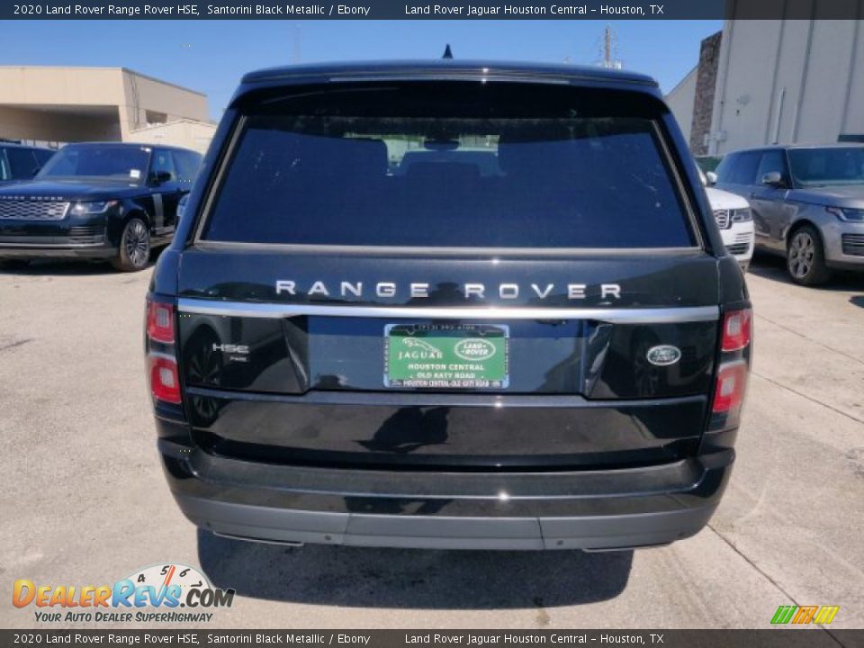 2020 Land Rover Range Rover HSE Santorini Black Metallic / Ebony Photo #7