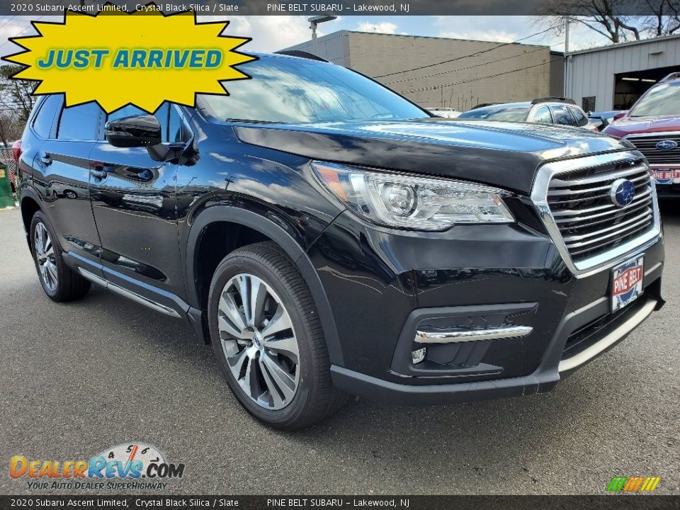 2020 Subaru Ascent Limited Crystal Black Silica / Slate Photo #1