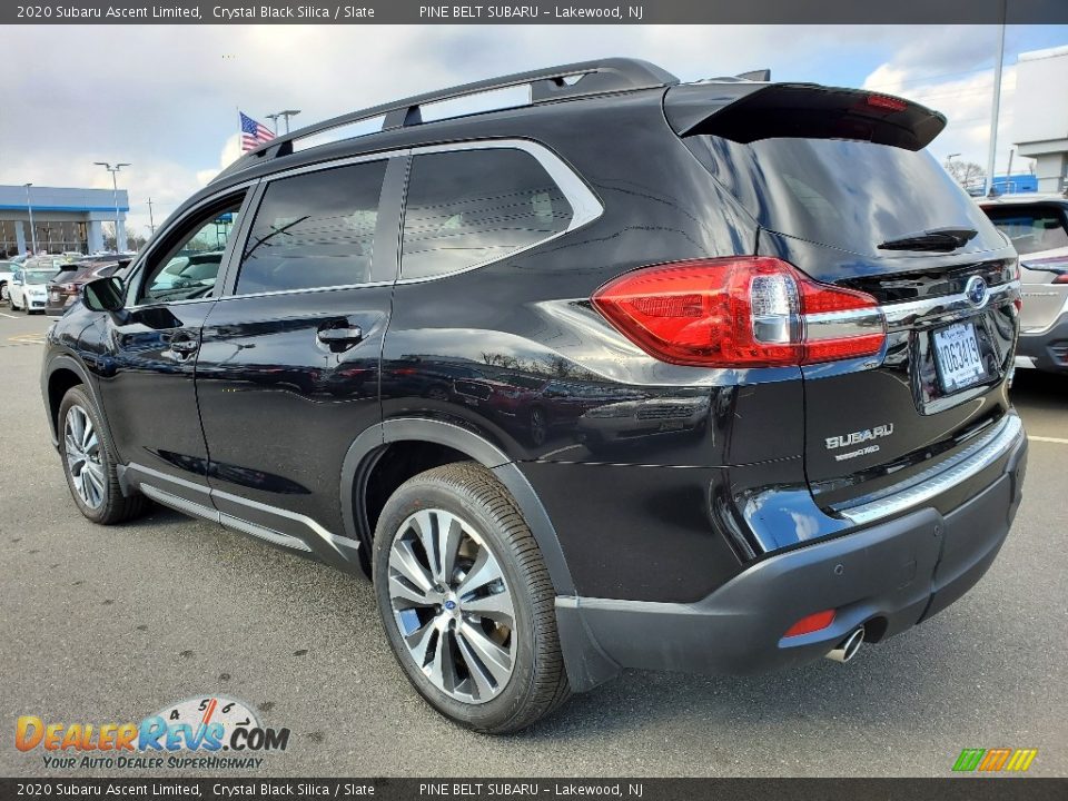 2020 Subaru Ascent Limited Crystal Black Silica / Slate Photo #3