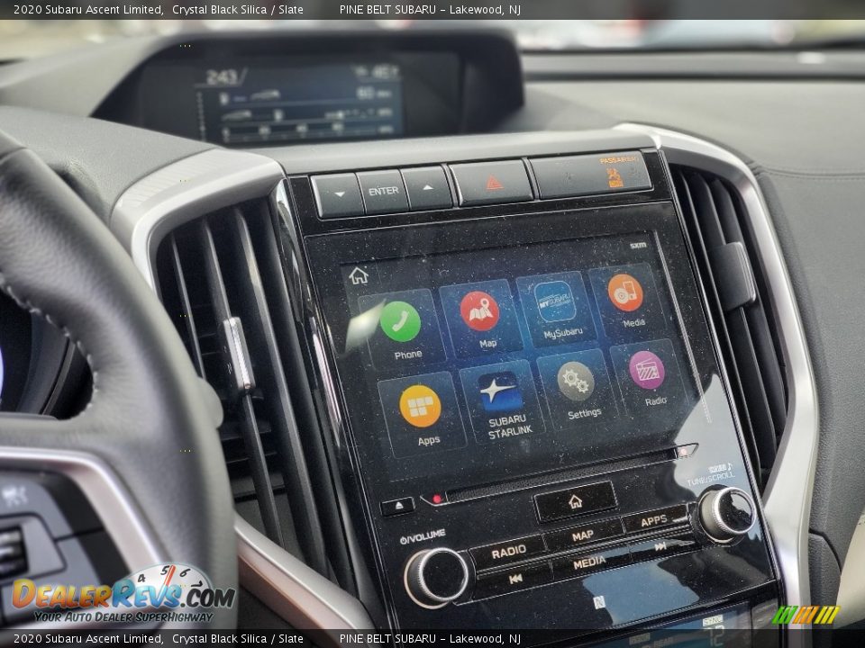 2020 Subaru Ascent Limited Crystal Black Silica / Slate Photo #5