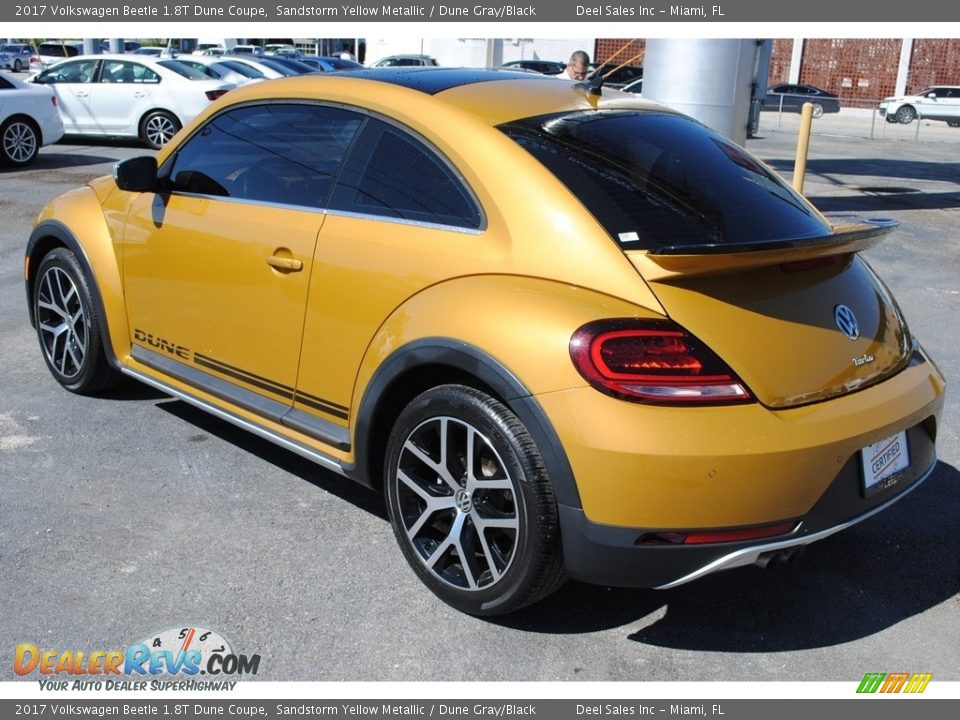 Sandstorm Yellow Metallic 2017 Volkswagen Beetle 1.8T Dune Coupe Photo #6
