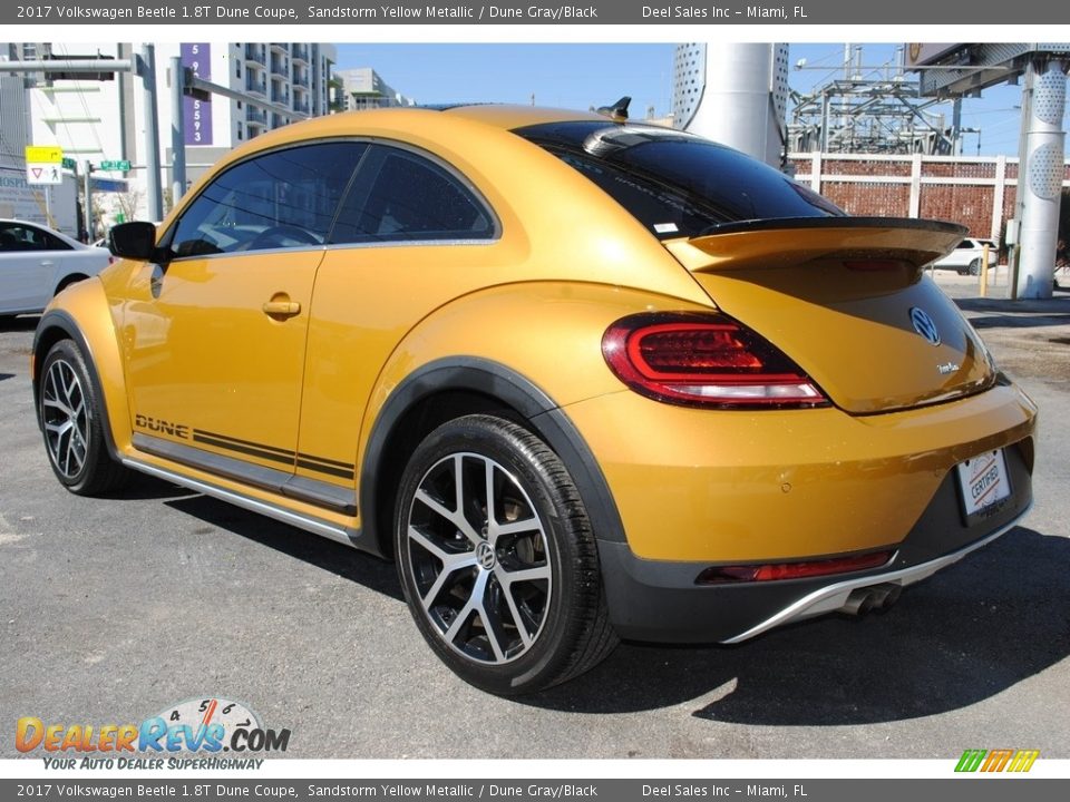 2017 Volkswagen Beetle 1.8T Dune Coupe Sandstorm Yellow Metallic / Dune Gray/Black Photo #7