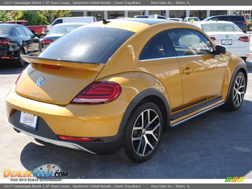 Sandstorm Yellow Metallic 2017 Volkswagen Beetle 1.8T Dune Coupe Photo #9