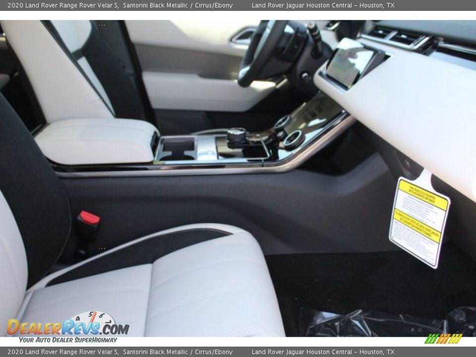 2020 Land Rover Range Rover Velar S Santorini Black Metallic / Cirrus/Ebony Photo #3
