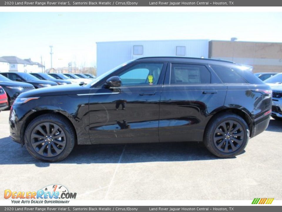 2020 Land Rover Range Rover Velar S Santorini Black Metallic / Cirrus/Ebony Photo #6