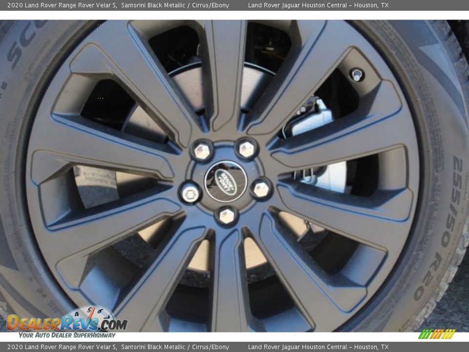 2020 Land Rover Range Rover Velar S Santorini Black Metallic / Cirrus/Ebony Photo #9