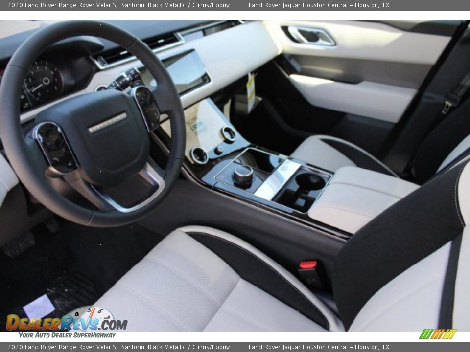 2020 Land Rover Range Rover Velar S Santorini Black Metallic / Cirrus/Ebony Photo #12