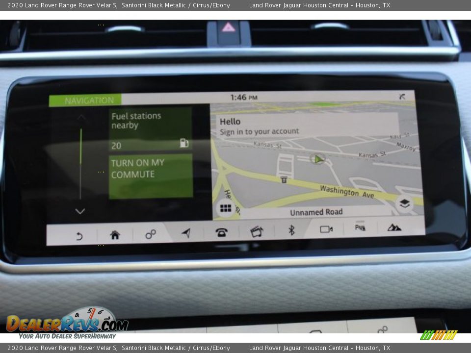 2020 Land Rover Range Rover Velar S Santorini Black Metallic / Cirrus/Ebony Photo #14