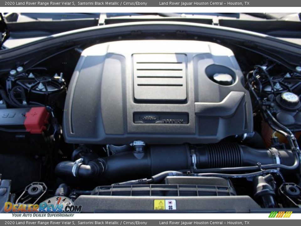 2020 Land Rover Range Rover Velar S Santorini Black Metallic / Cirrus/Ebony Photo #29