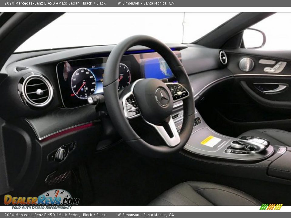 2020 Mercedes-Benz E 450 4Matic Sedan Black / Black Photo #4