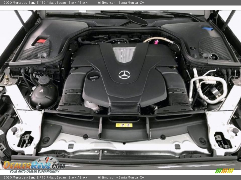 2020 Mercedes-Benz E 450 4Matic Sedan Black / Black Photo #8