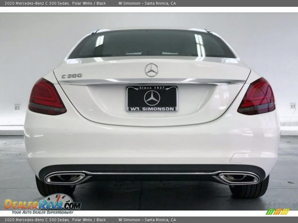 2020 Mercedes-Benz C 300 Sedan Polar White / Black Photo #3