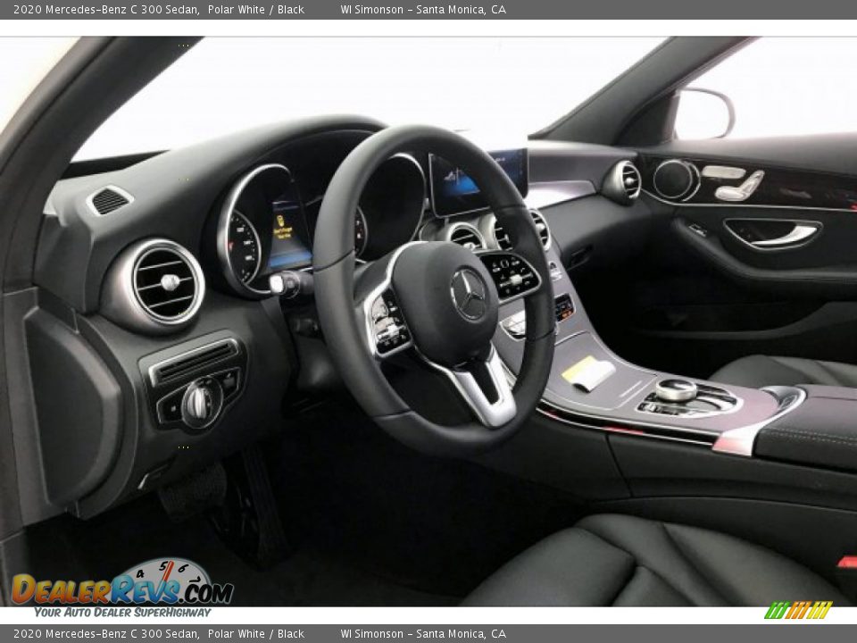 2020 Mercedes-Benz C 300 Sedan Polar White / Black Photo #4
