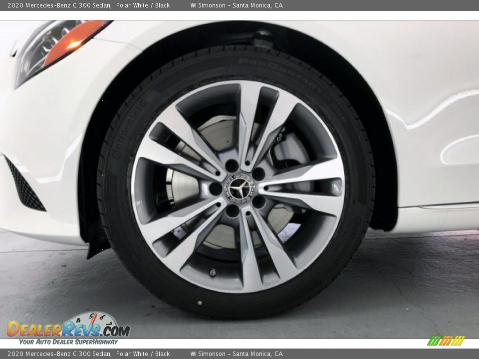 2020 Mercedes-Benz C 300 Sedan Polar White / Black Photo #9