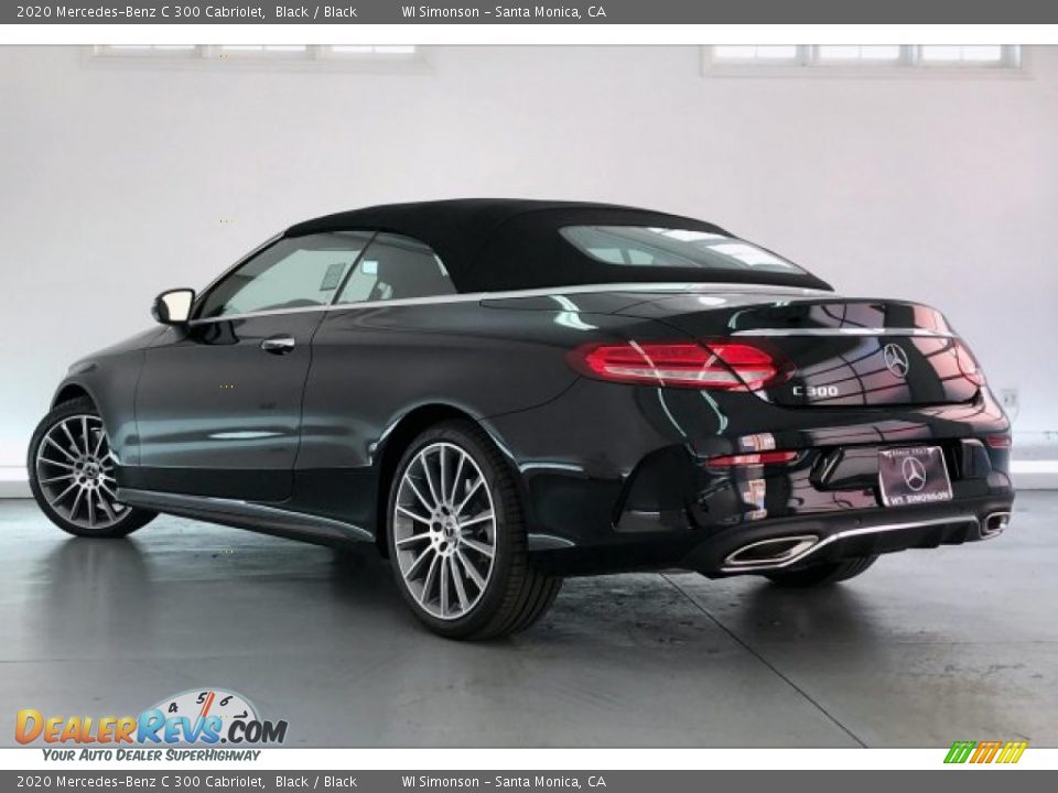 2020 Mercedes-Benz C 300 Cabriolet Black / Black Photo #2